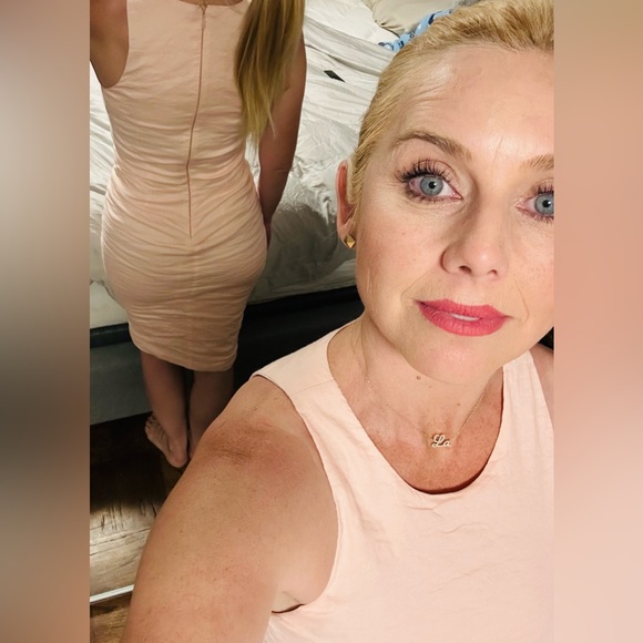 Nicole Miller Peach Mini Dress - Picture 4 of 8